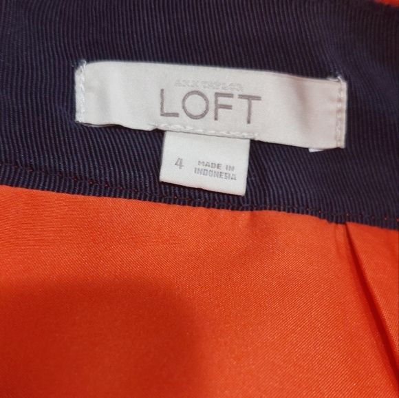 Ann Taylor LOFT Retro Short Skirt Women's Casual Front Pockets Sz 4 - Picture 11 of 11